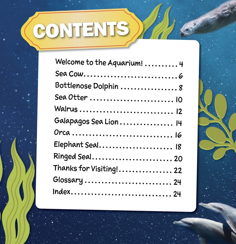 At the Aquarium: Marvelous Mammals book cover