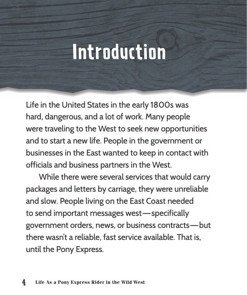 Life As a Pony Express Rider in the Wild West — page 1