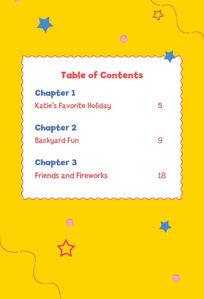 Katie Woo : Red, White, and Blue and Katie Woo — page 1
