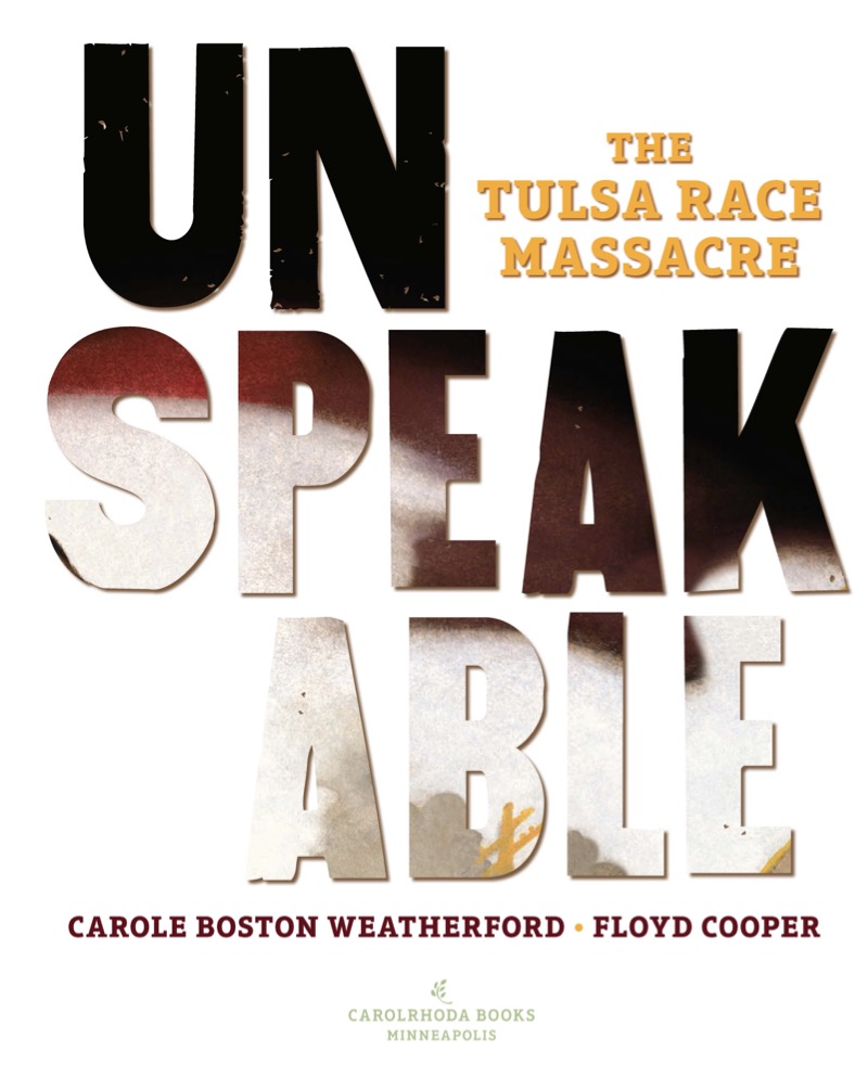 Unspeakable: The Tulsa Race Massacre book cover