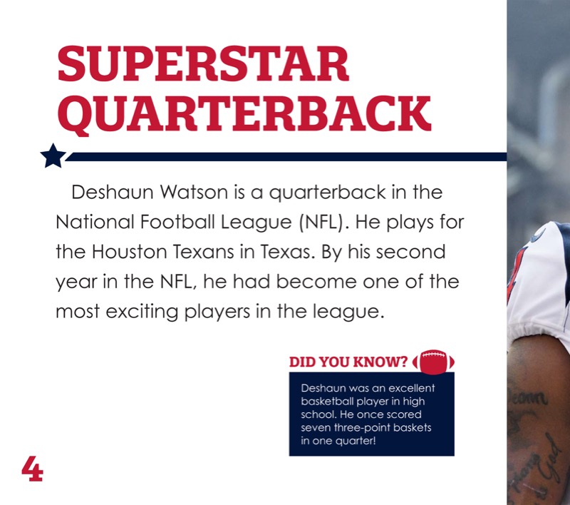 Deshaun Watson: Superstar Quarterback — page 1