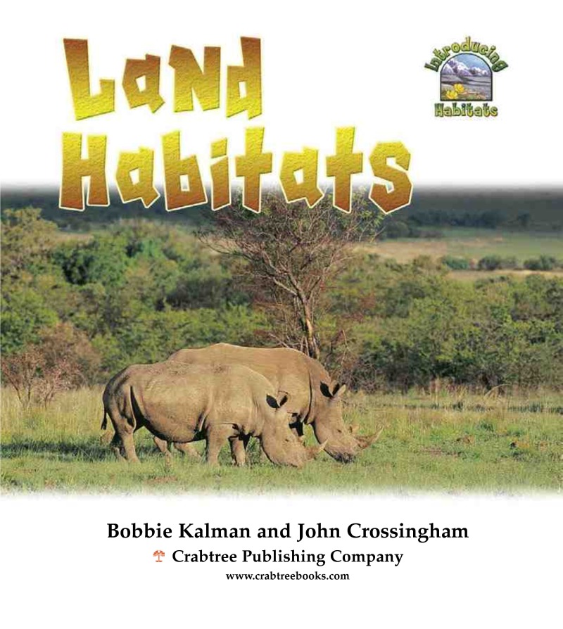 Land Habitats book cover