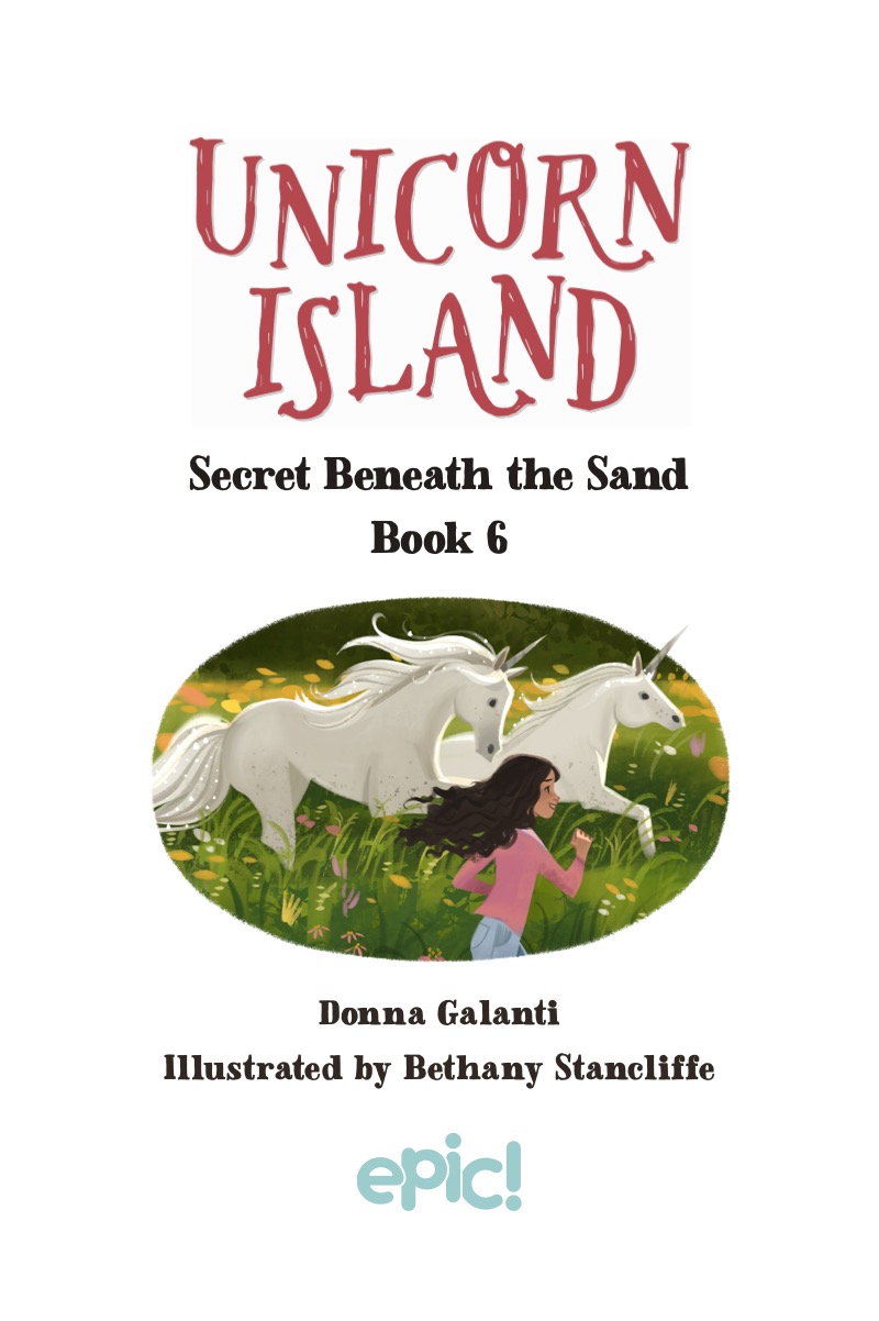 Unicorn Island Book 6: Secret Beneath the Sand book cover