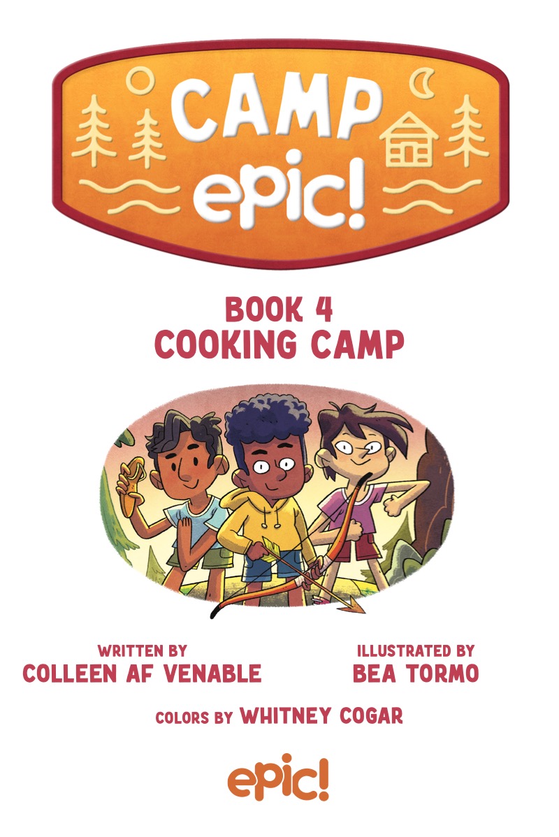 Camp Epic Book 4: Cooking Camp book cover
