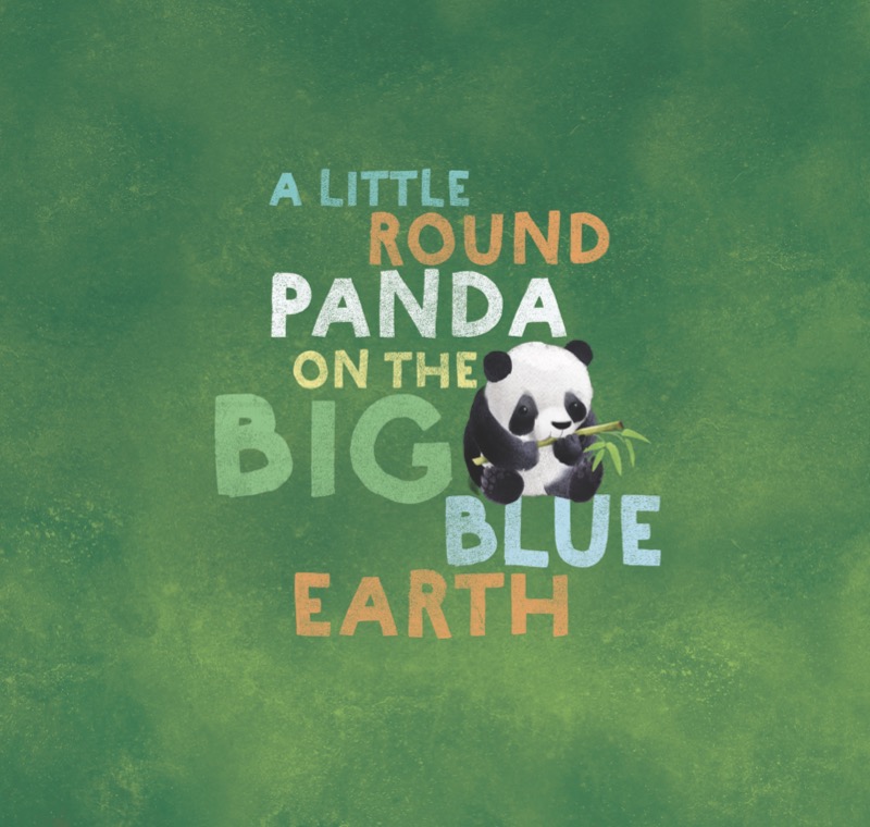 A Little Round Panda on the Big Blue Earth book cover