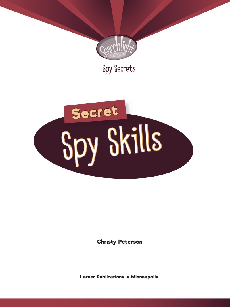 Spy Secrets: Spy Skills book cover