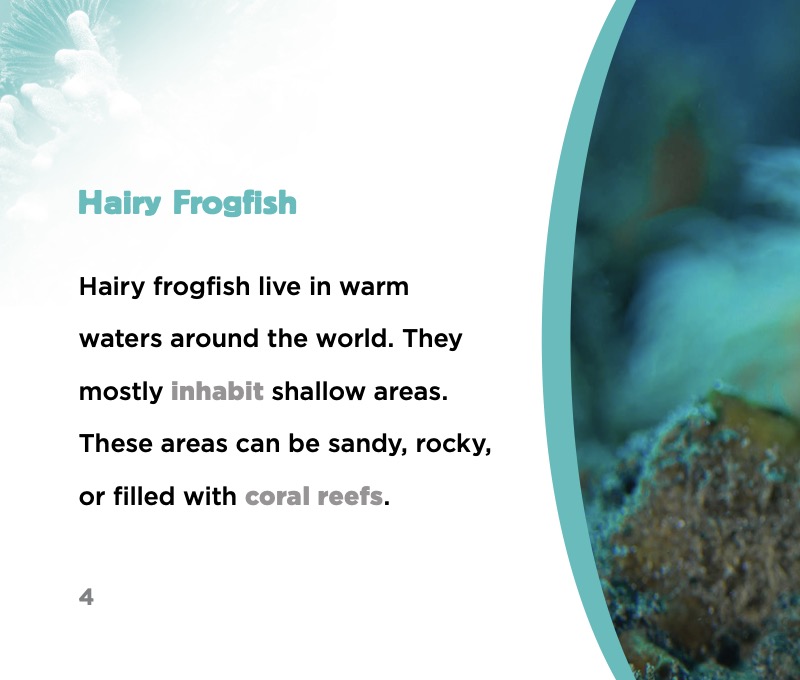 Spooky Animals: Hairy Frogfish — page 1