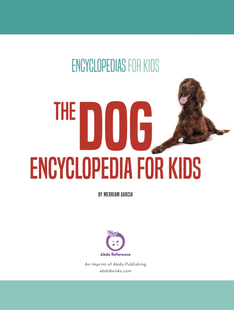 The Dog Encyclopedia for Kids book cover