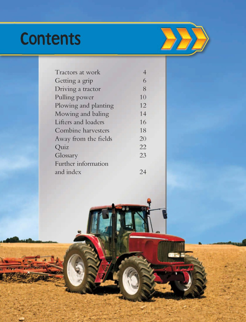 Tractors (Machines at Work) book cover