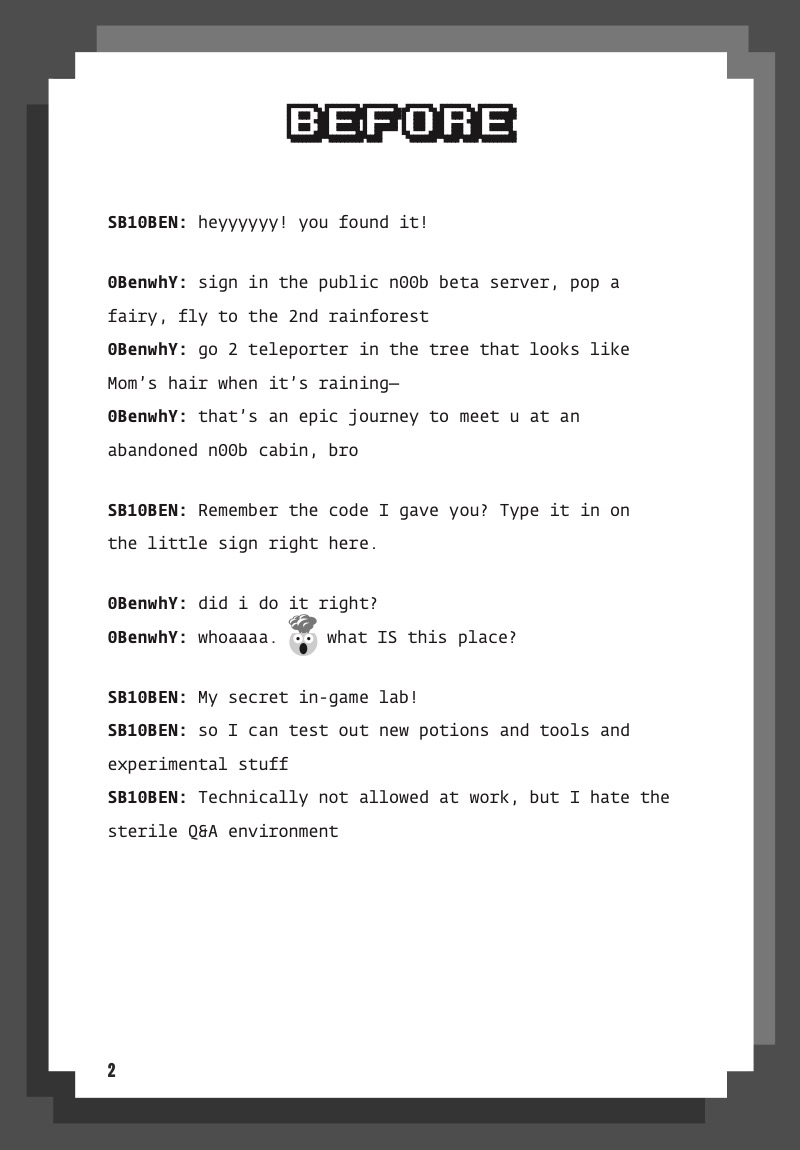 The Kids Under the Stairs: Ben Y and the Ghost in the Machine — page 1