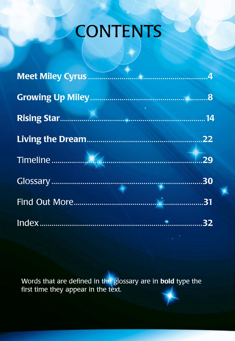 Miley Cyrus (Superstars!) book cover
