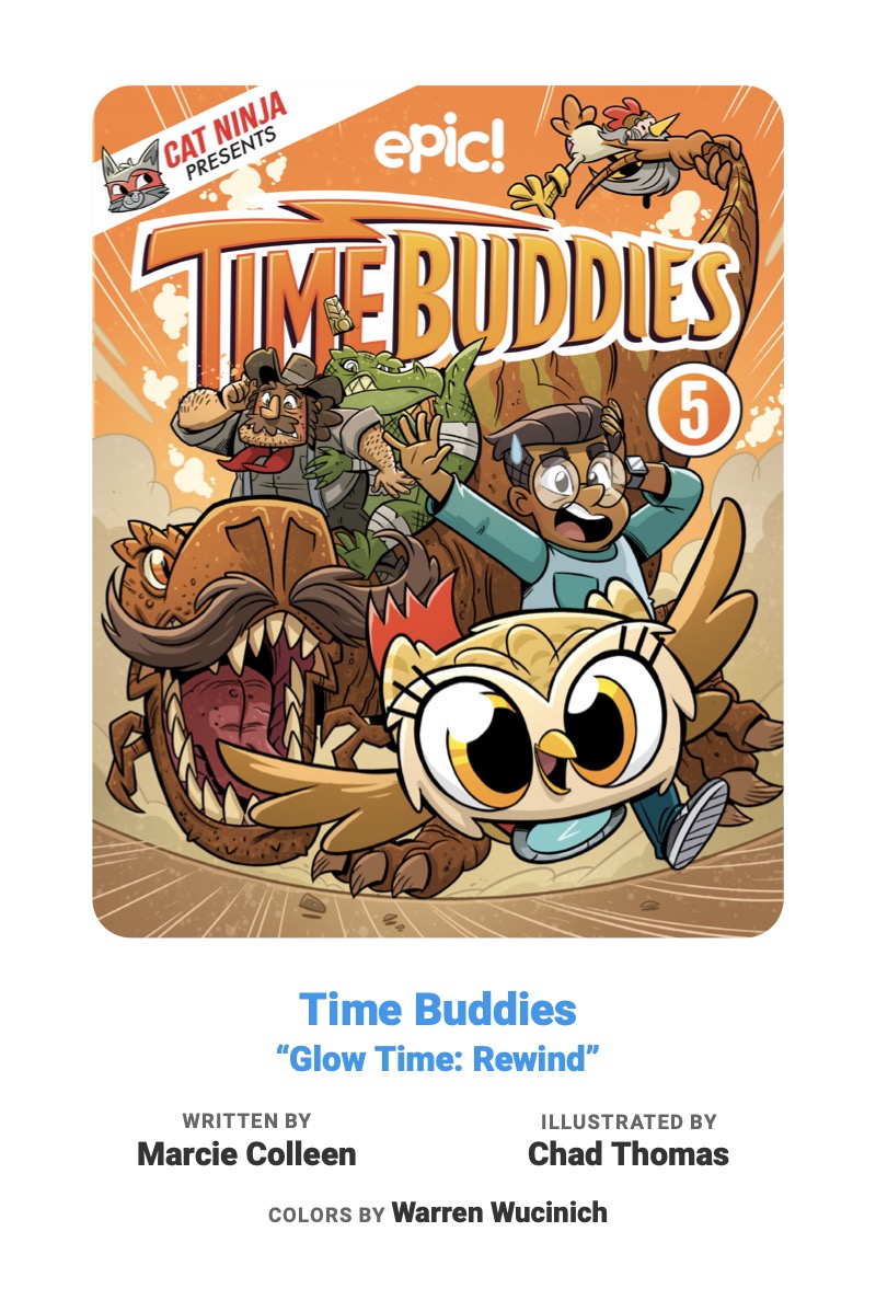 Time Buddies Book 5: Glow Time: Rewind book cover