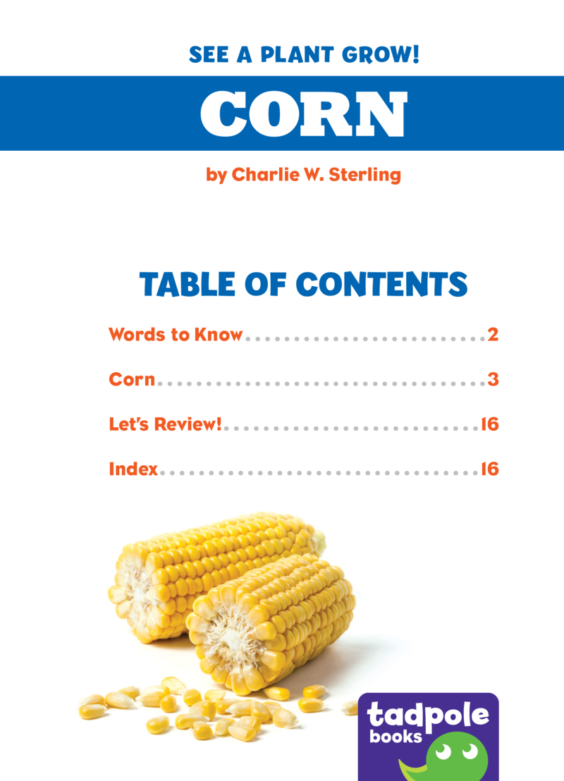 See a Plant Grow!: Corn book cover