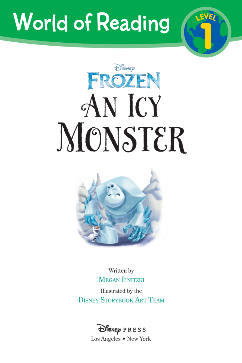Frozen: An Icy Monster book cover