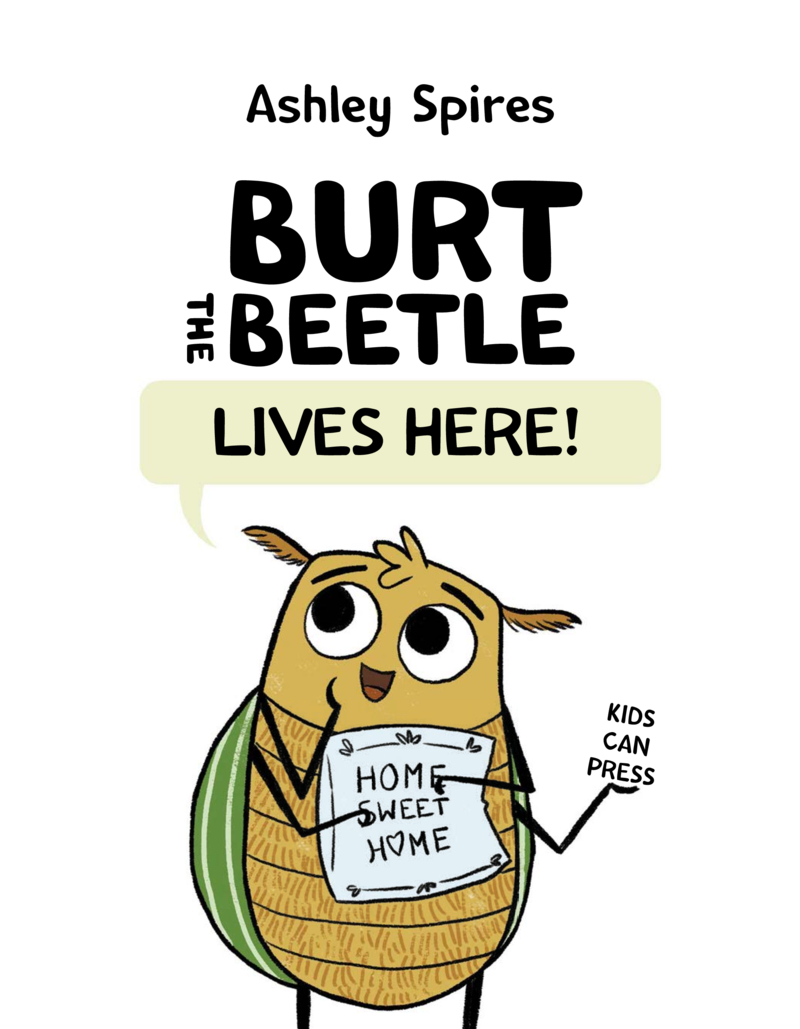 Burt the Beetle Lives Here book cover