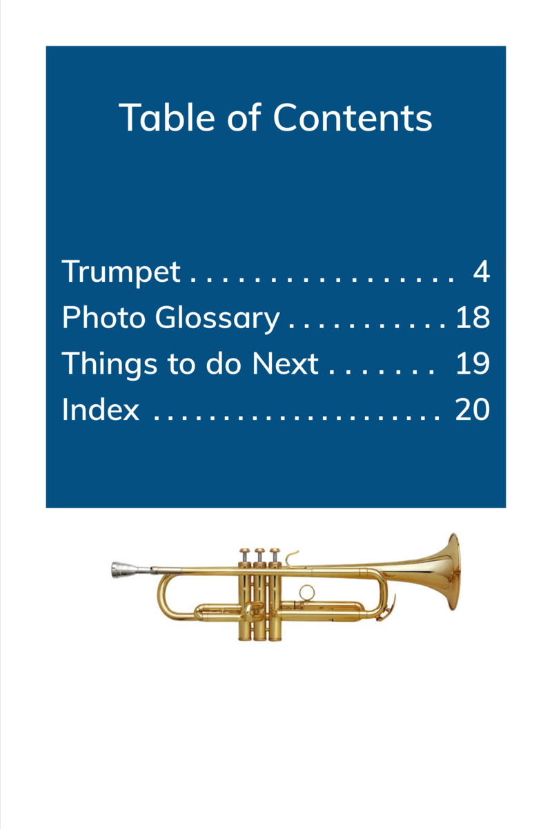 Discover Musical Instruments: Trumpet book cover