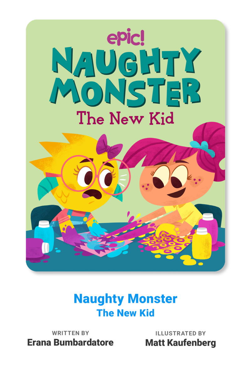 Naughty Monster: The New Kid book cover