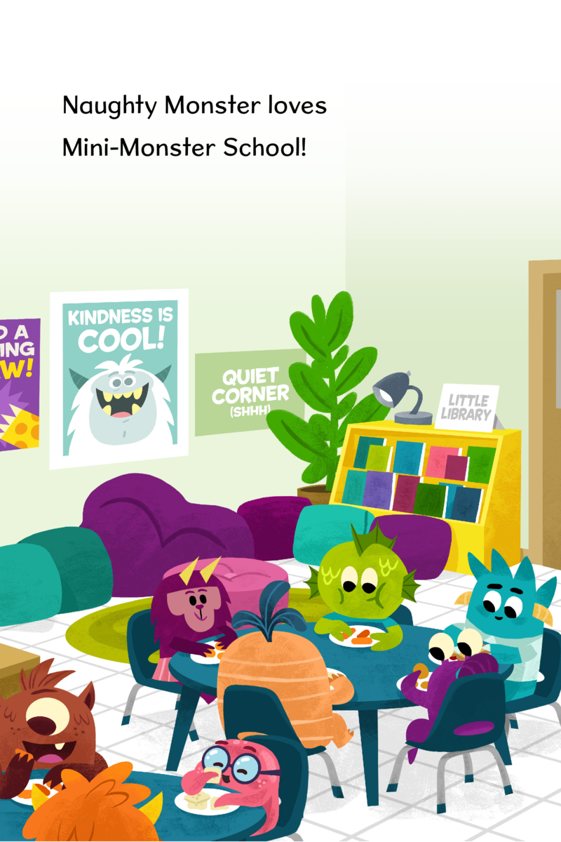 Naughty Monster: The New Kid — page 1