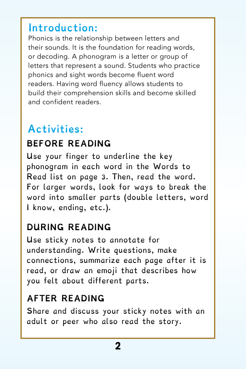 Phonics Focus: The Boat — page 1