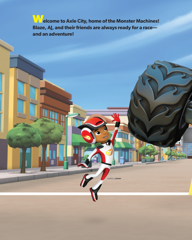 The Big Book of Blaze and the Monster Machines — page 1