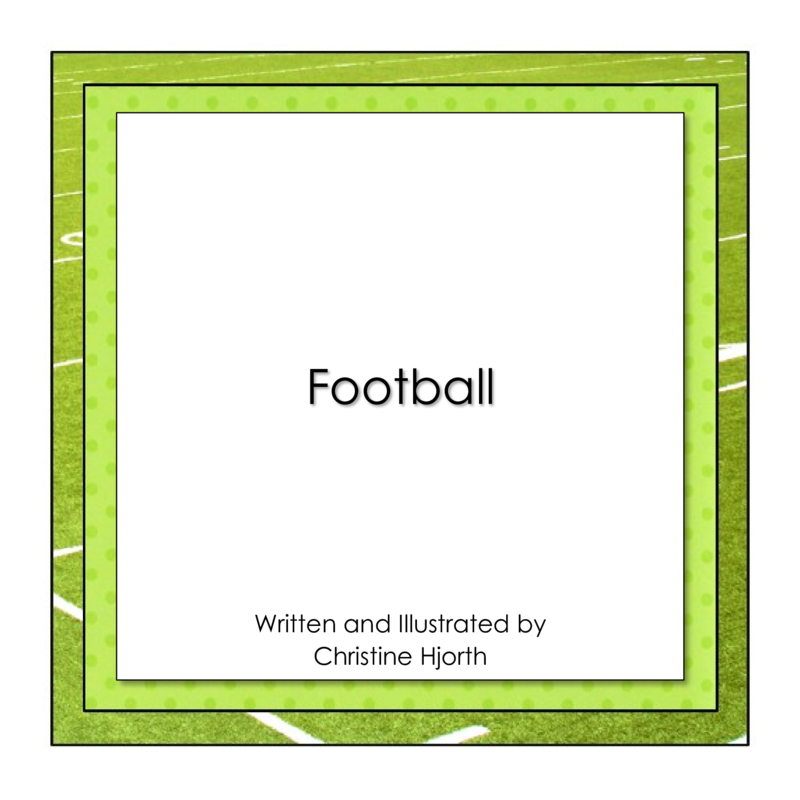 Football book cover
