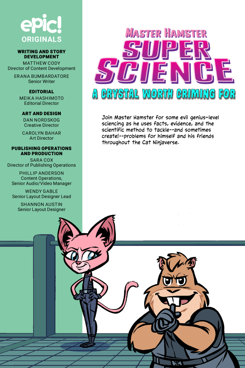 Master Hamster Super Science: A Crystal Worth Criming For — page 1