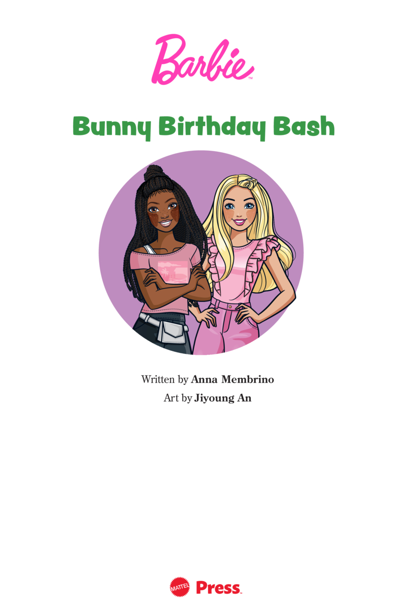 Barbie: Birthday Bunny Bash book cover