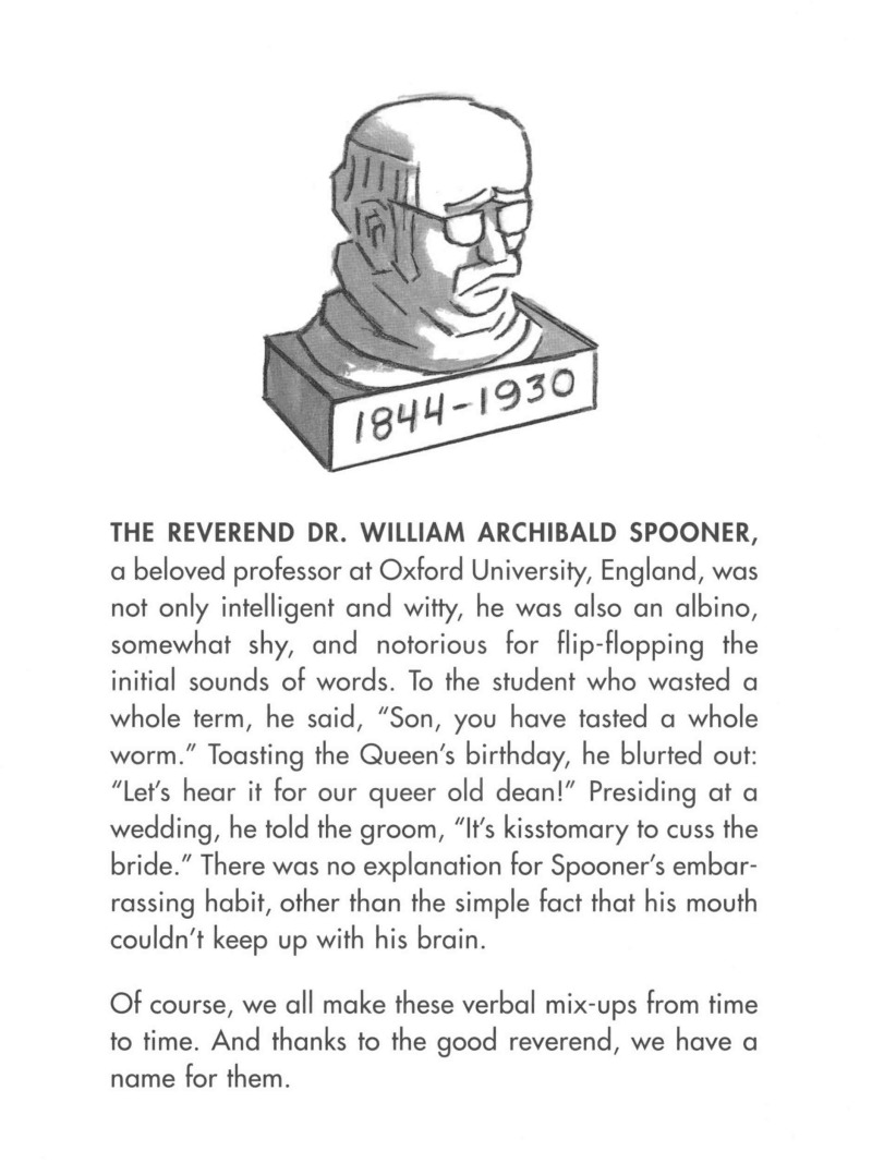 Smart Feller Fart Smeller: And Other Spoonerisms — page 1
