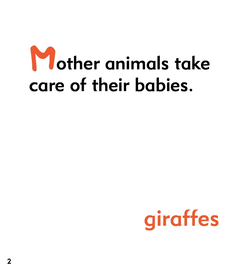 Mother and Baby Zoo Animals — page 1
