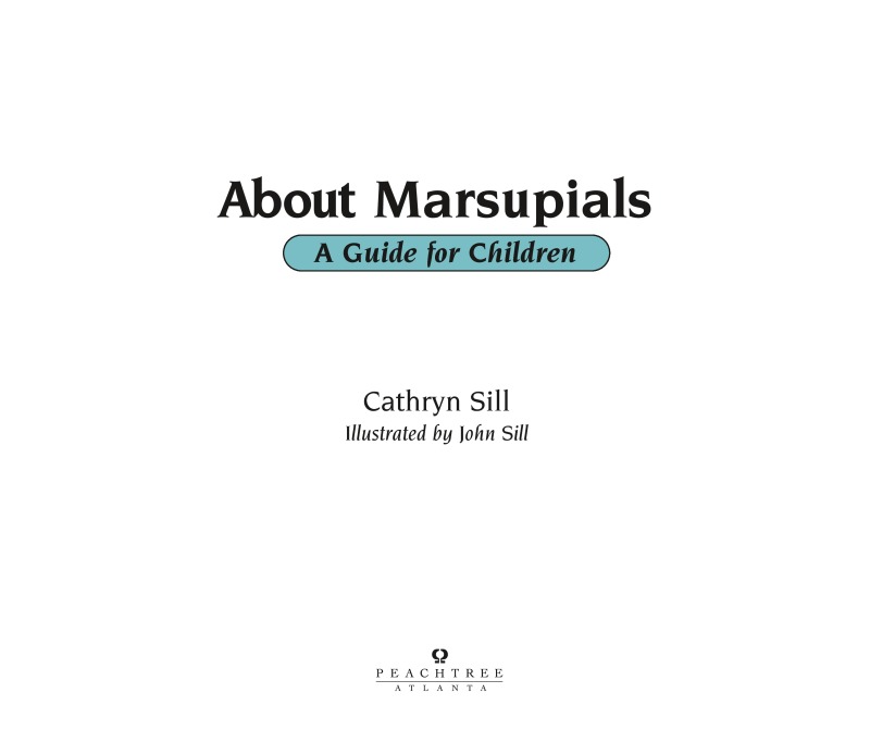 About Marsupials: A Guide for Children book cover