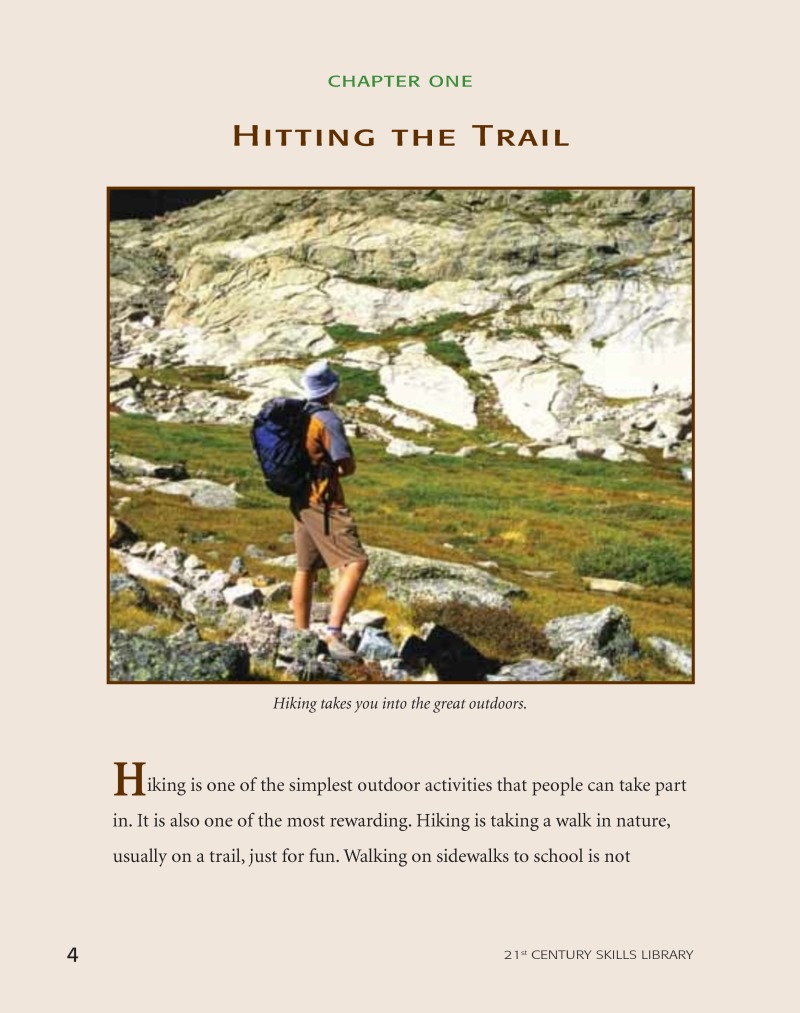 Healthy For Life: Hiking — page 1