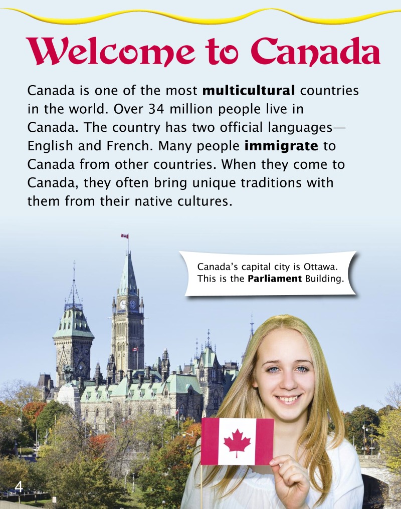 Cultural Traditions in Canada — page 1