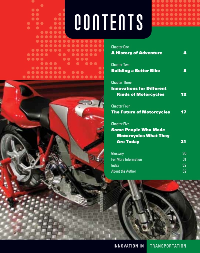Innovation: Motorcycles book cover