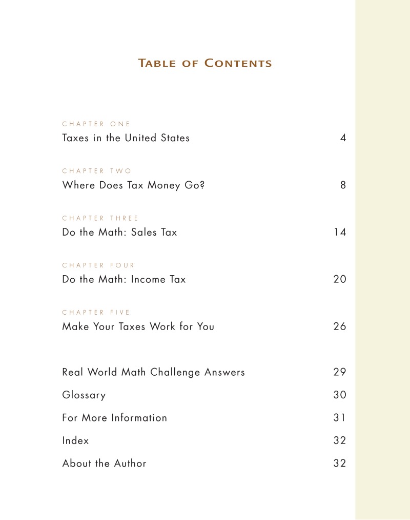 Real World Math: Understanding Taxes book cover