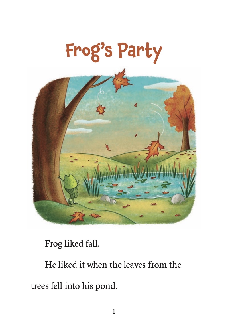Frog and Friends: Party at the Pond — page 1