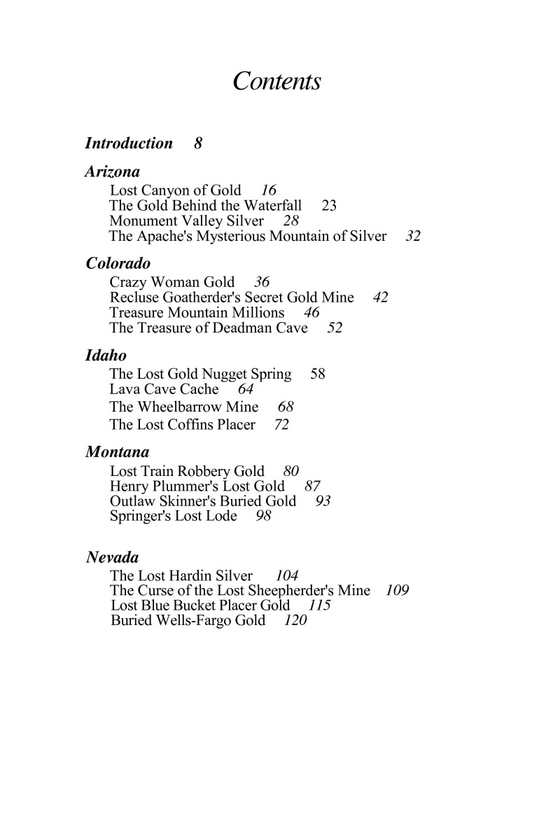 Buried Treasures of the Rocky Mountain West — page 1