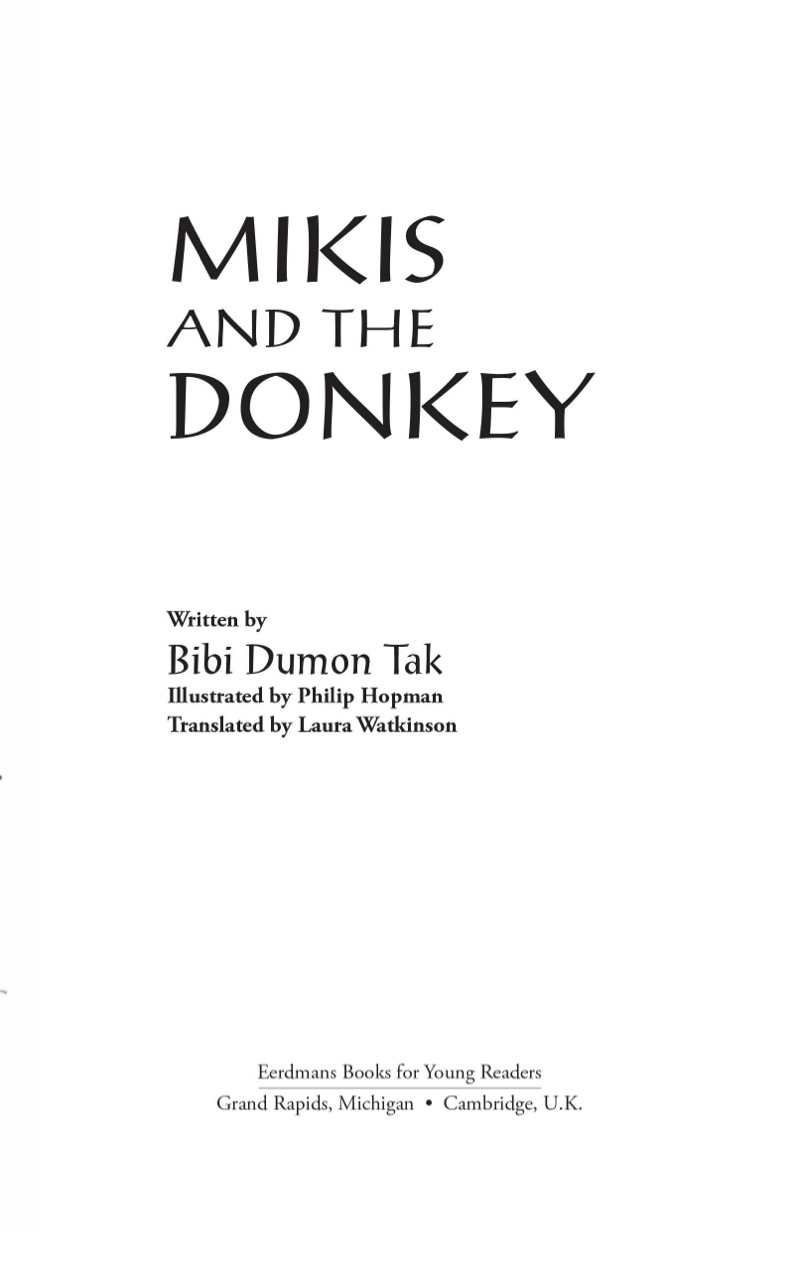 Mikis and the Donkey book cover