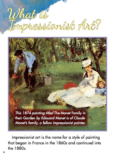 A Look At Impressionist Art — page 1