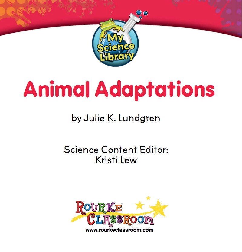 Animal Adaptations book cover