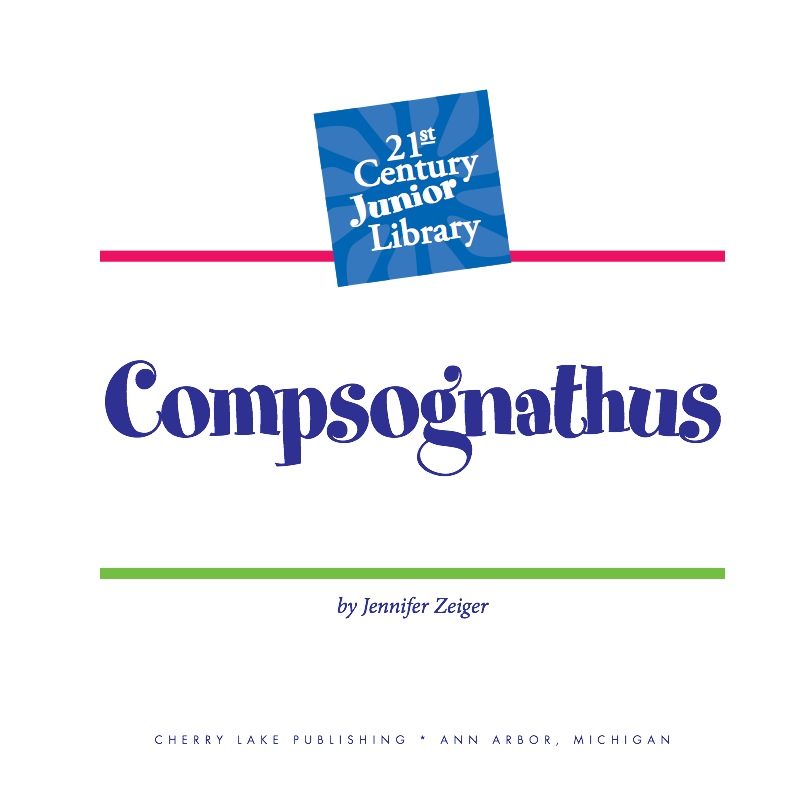 Compsognathus book cover