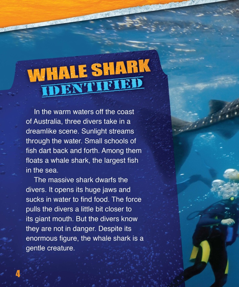 Shark Fact Files: The Whale Shark — page 1