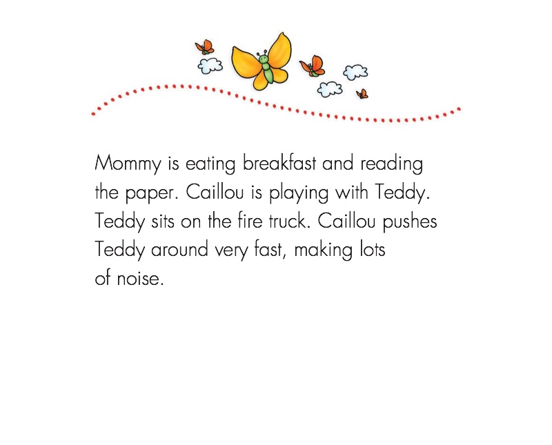 Caillou: I Love You — page 1