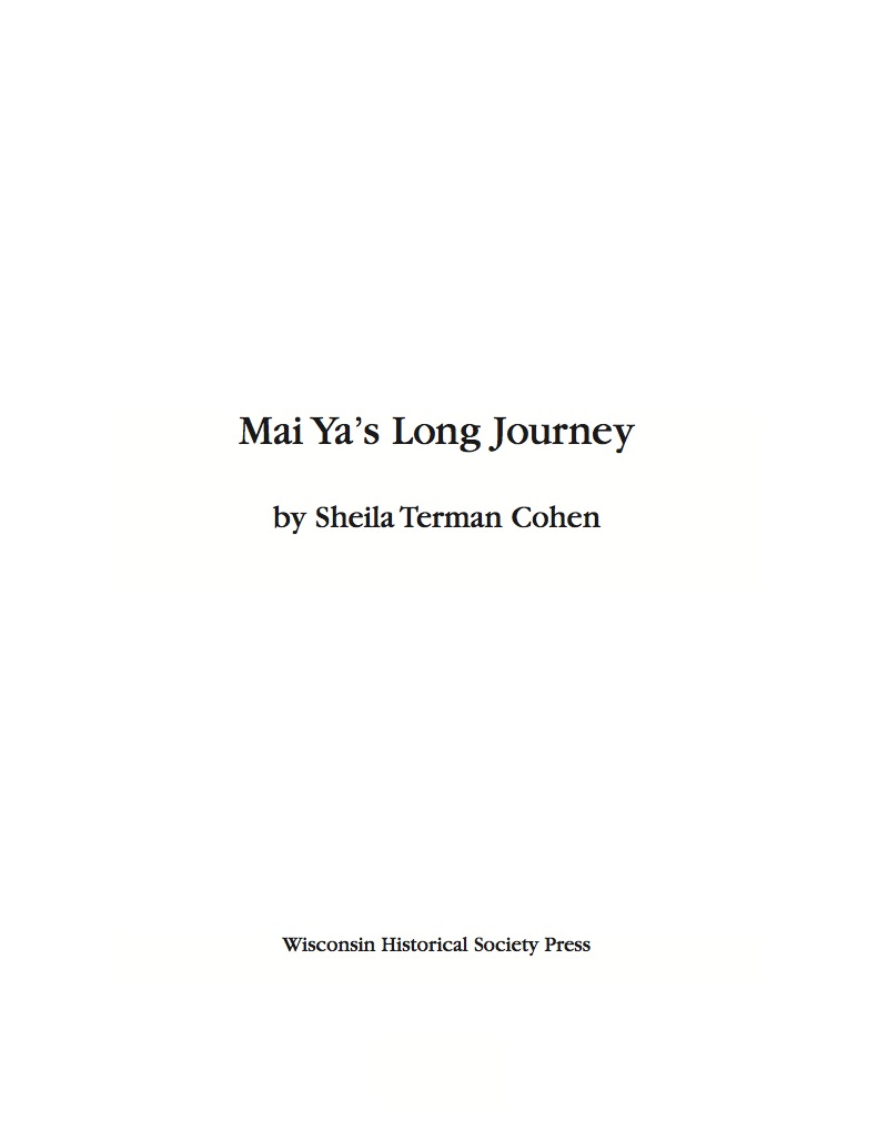 Mai Ya's Long Journey book cover