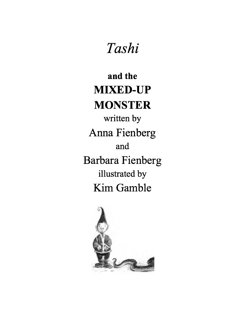 Tashi and the Mixed-Up Monster book cover