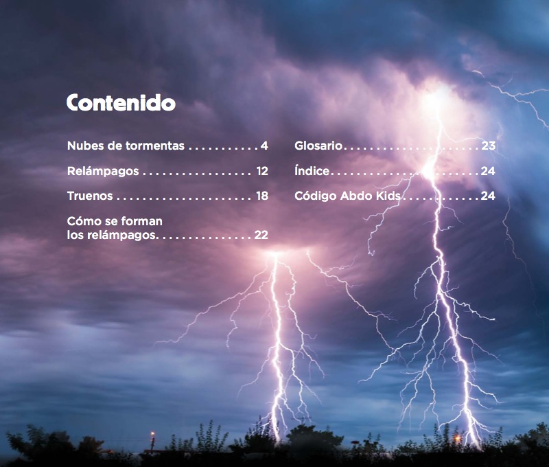 Truenos y relámpagos book cover