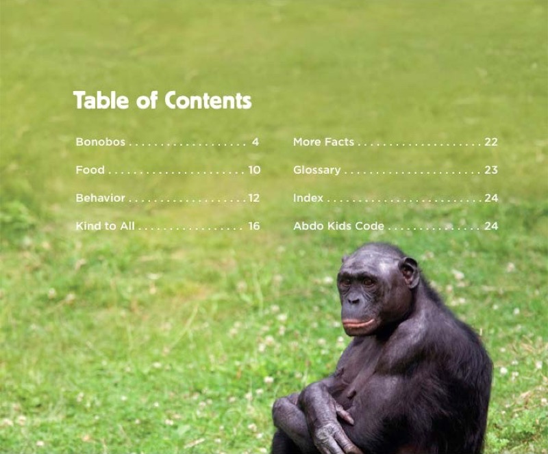 Bonobos book cover