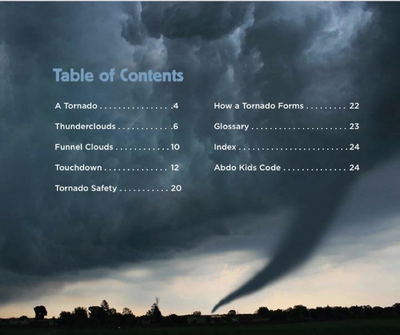Tornadoes book cover