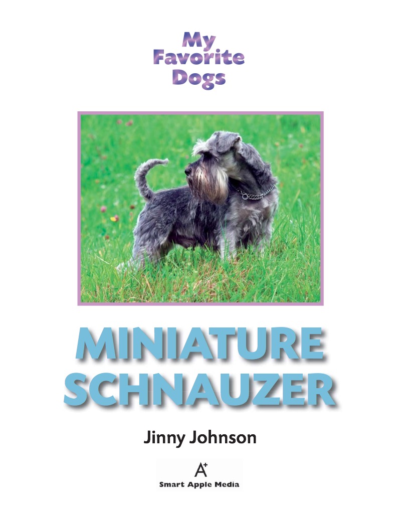 Miniature Schnauzer book cover
