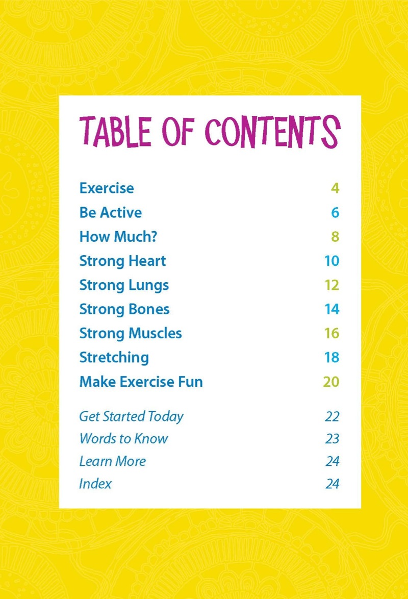My Body Needs Exercise book cover