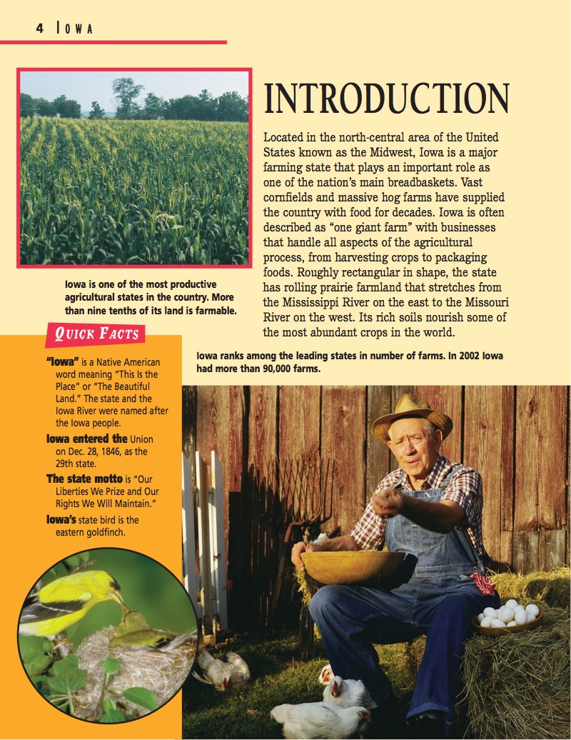 Iowa: The Hawkeye State — page 1